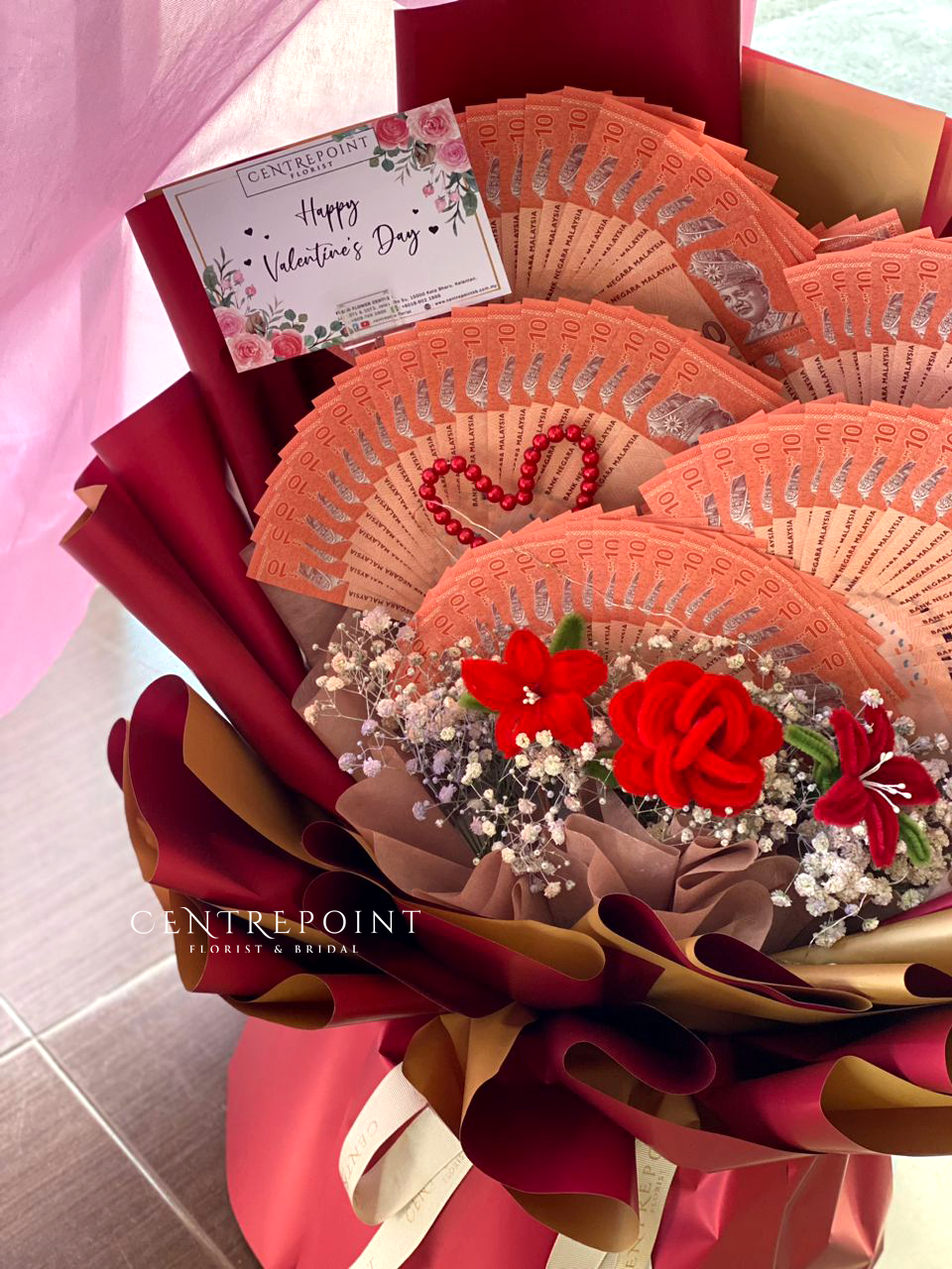 Cash Note Bouquet 167 (RM 180.00)