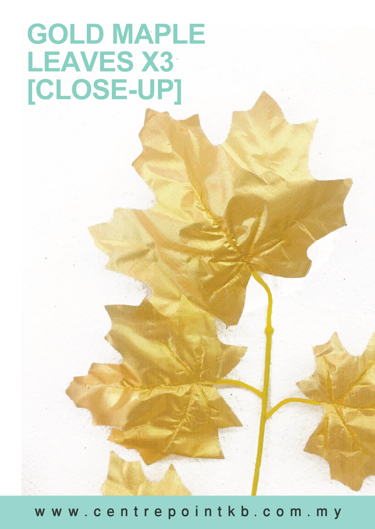 Gold Maple Leaves X3 (Pieces/Dozen)