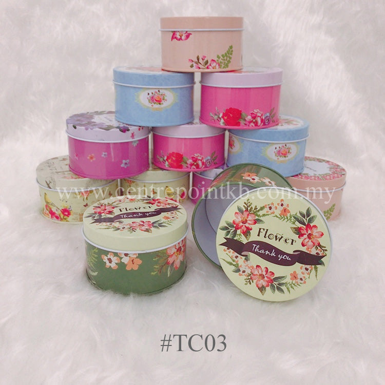Round Aluminium Can With Design (Colours)
