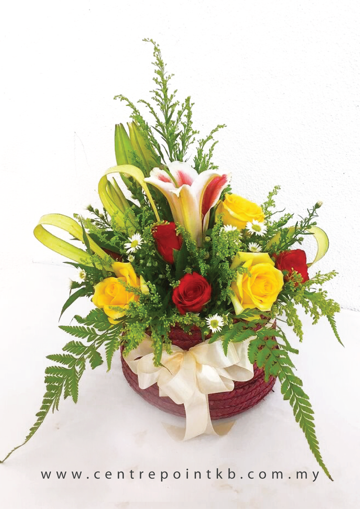 Korea Rattan Box With Floral (RM 170.00)