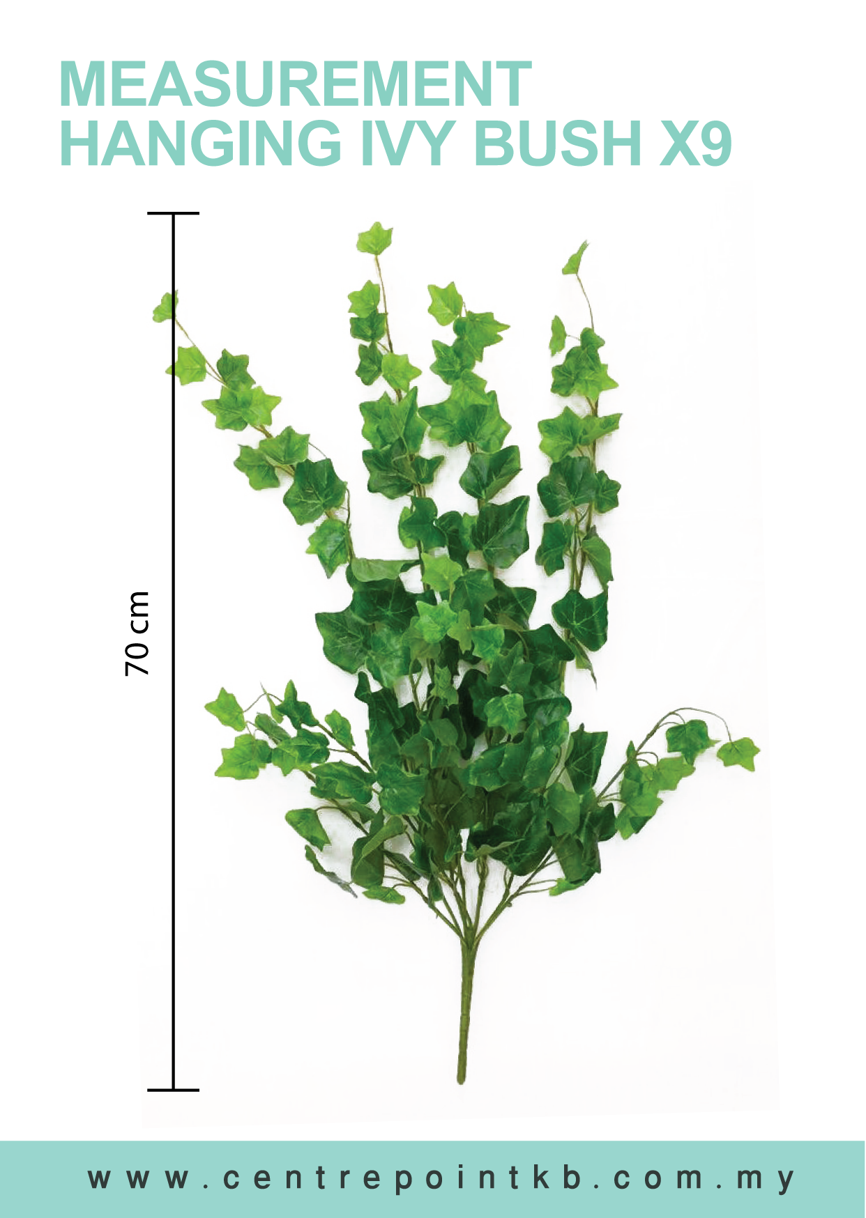 Hanging Ivy Bush X9 (Pieces/Dozen)