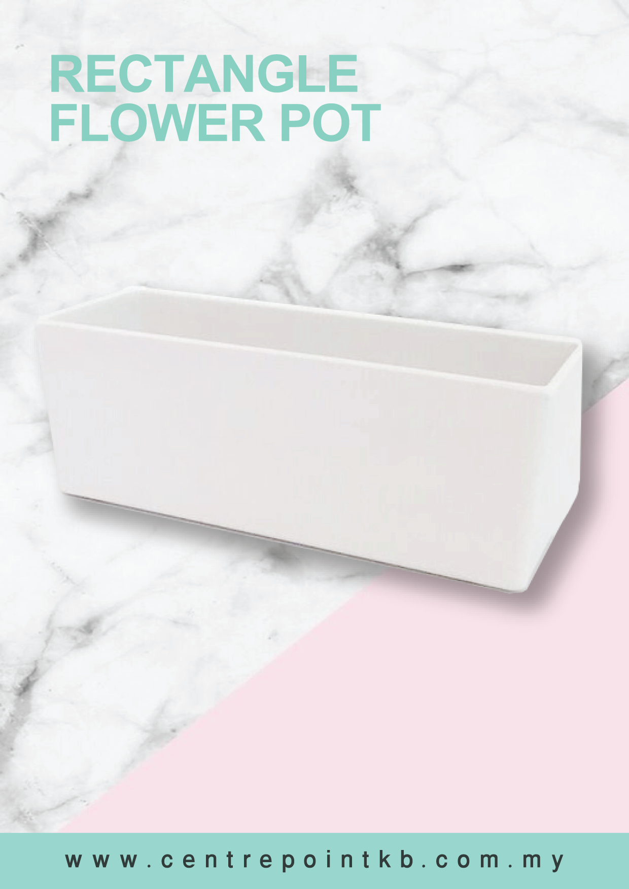 Rectangle Flower Pot (Pieces)