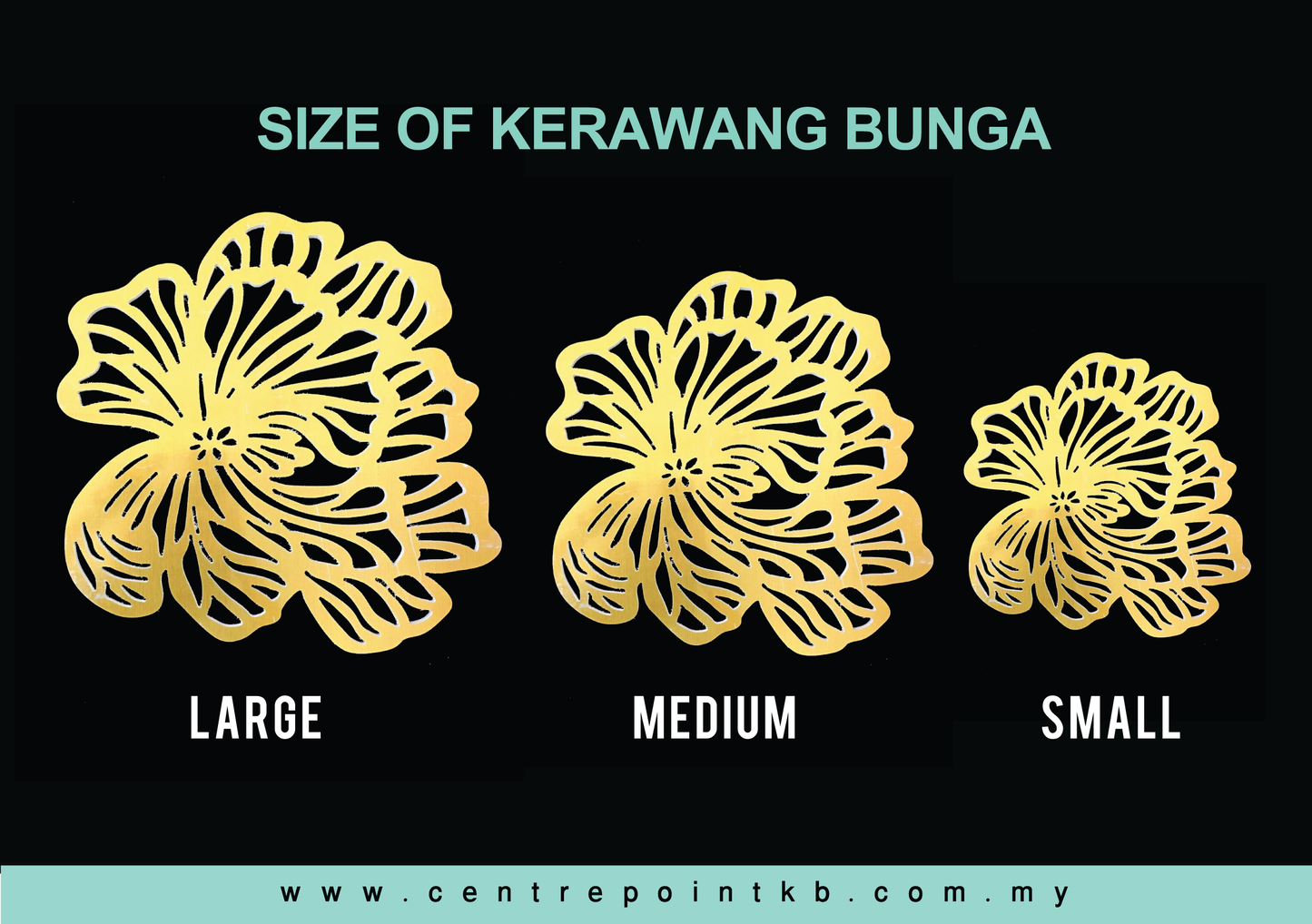 Kerawang Bunga (Pieces/Set)