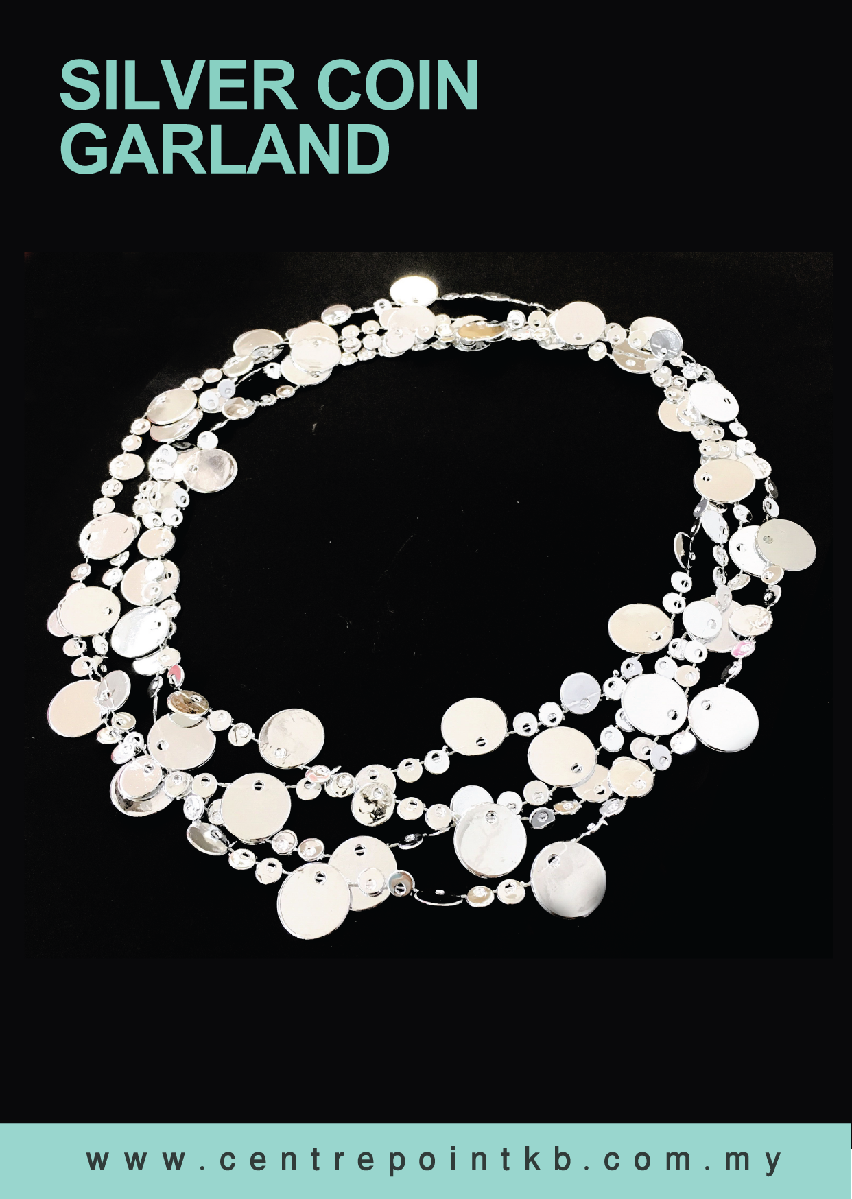 Silver Coin Garland (Pieces)