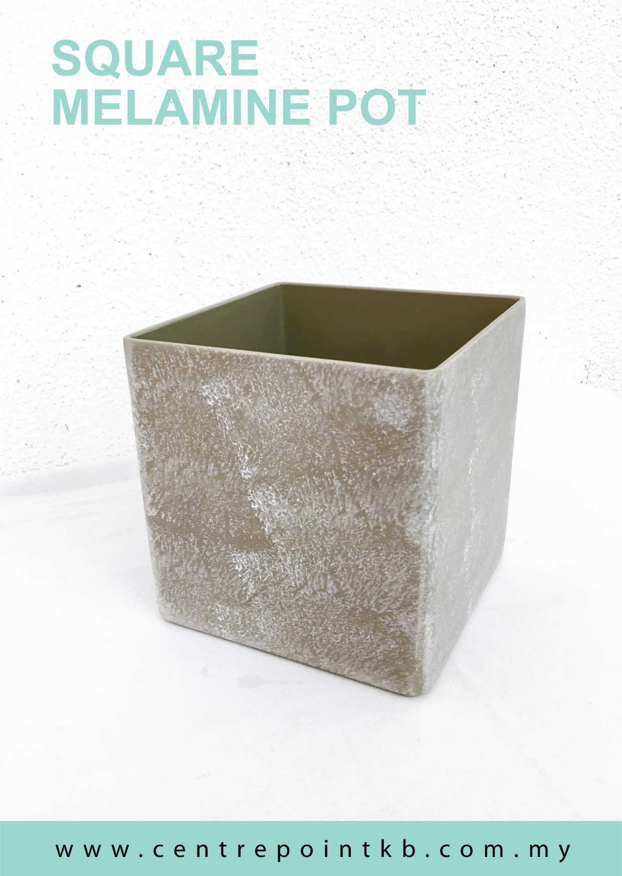 Square Melamine Pot (Pieces)