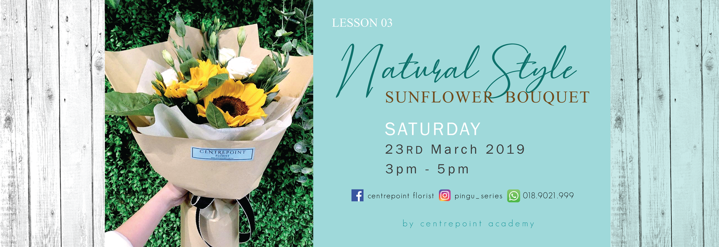 Natural Style - Sun Flower Bouquet (PM for Price)