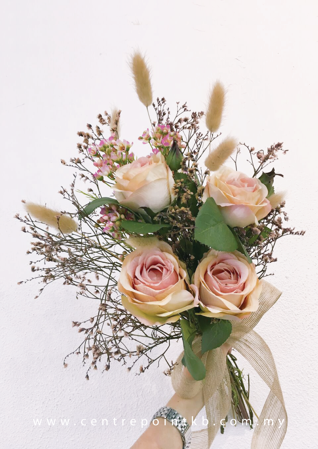 Vintage Inspired Bridal Bouquet * Artificial * (RM 180.00)