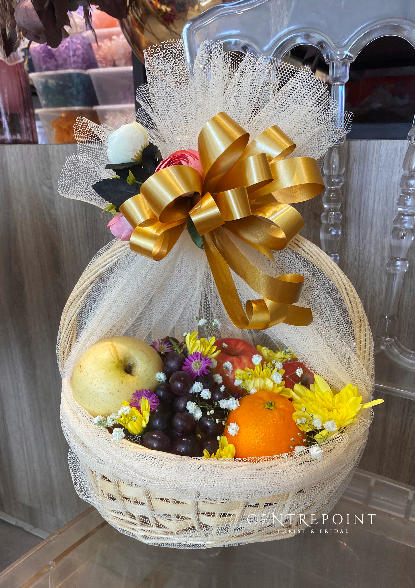 Fruit & Flower Basket 218 (RM 60.00)