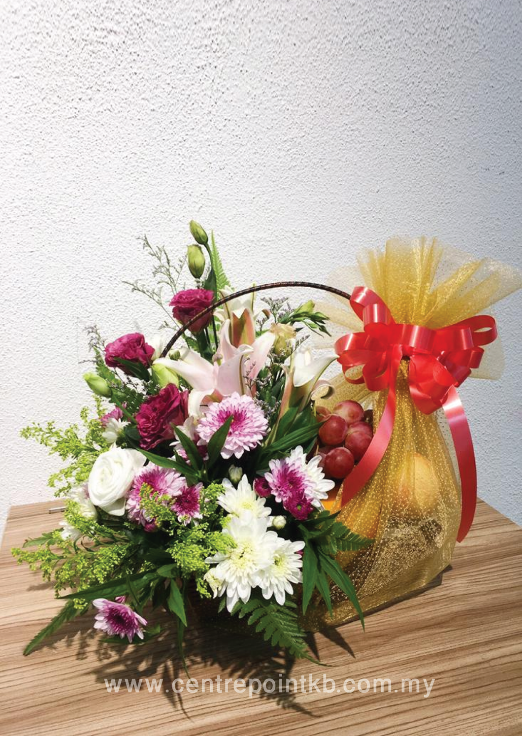 Fruit & Flower Basket 01 (RM 80.00)