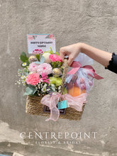 Lovely Fruit & Flower Basket Size L (RM 180.00)
