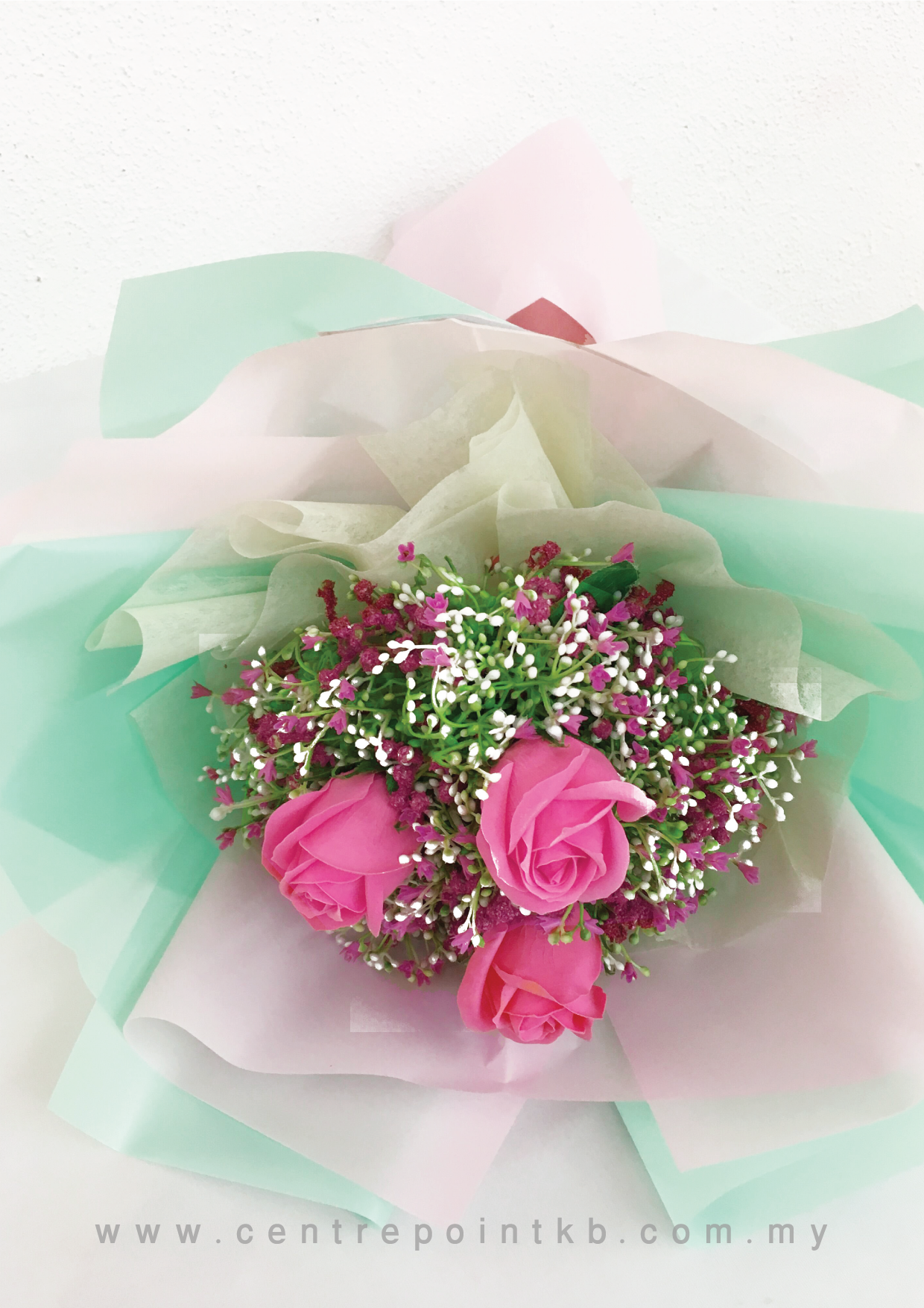 Pastel Rosey Bouquet (RM 83.00)