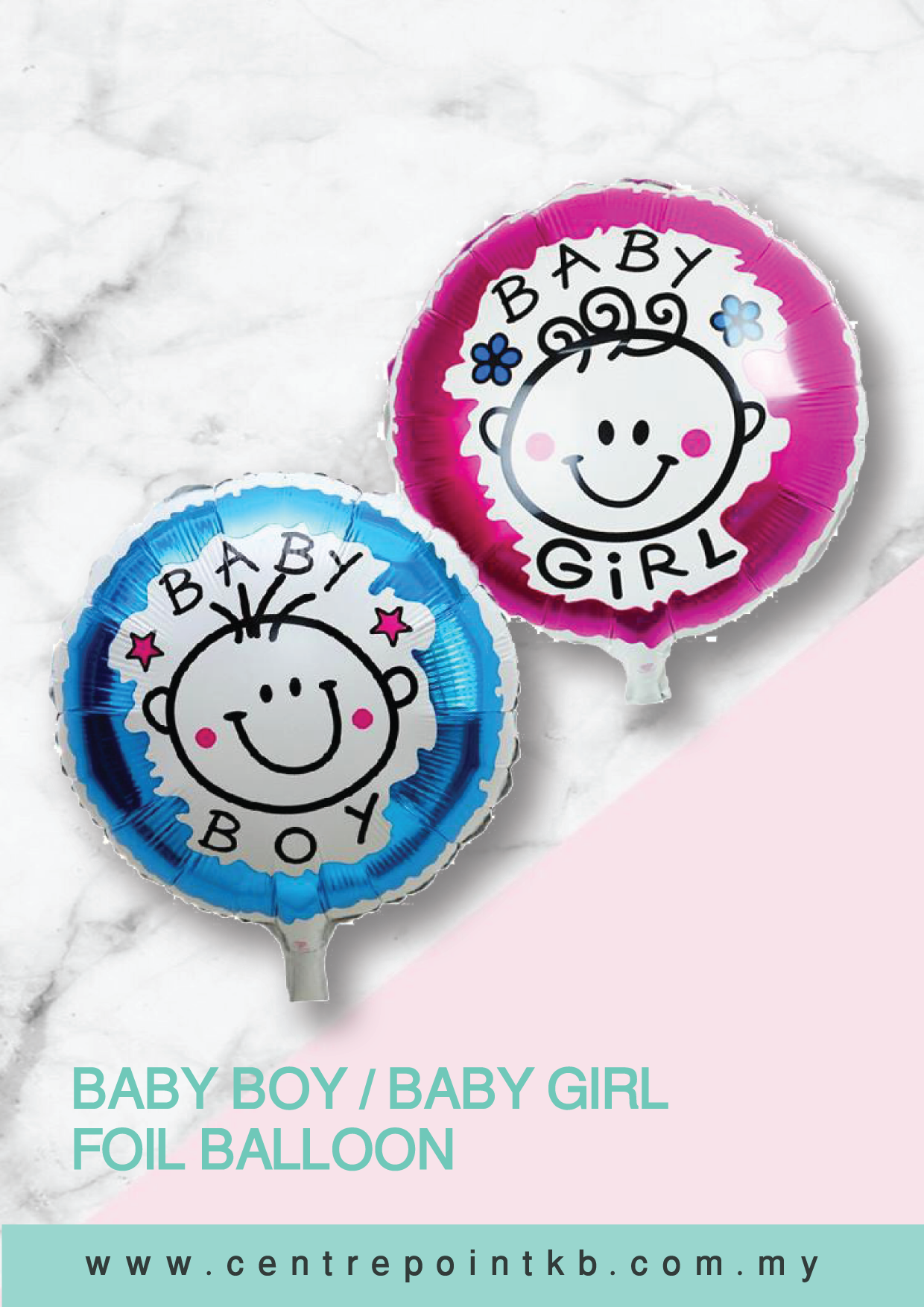 Newborn Baby / Full Month Party Foil Balloon 01