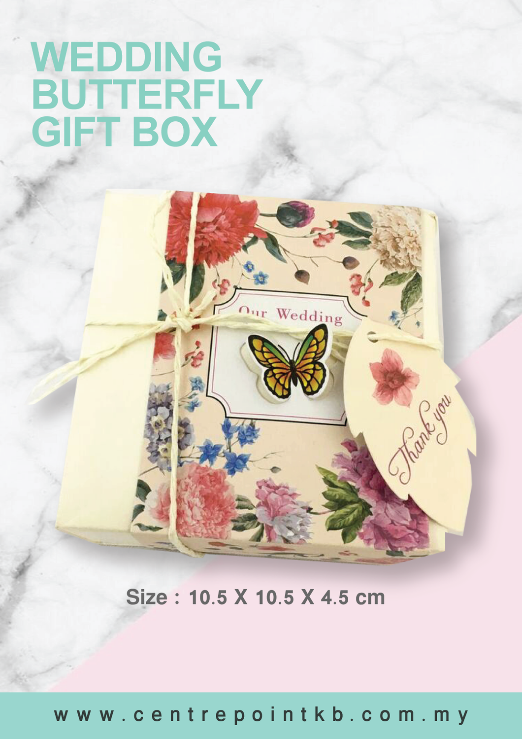 Wedding Butterfly Gift Box