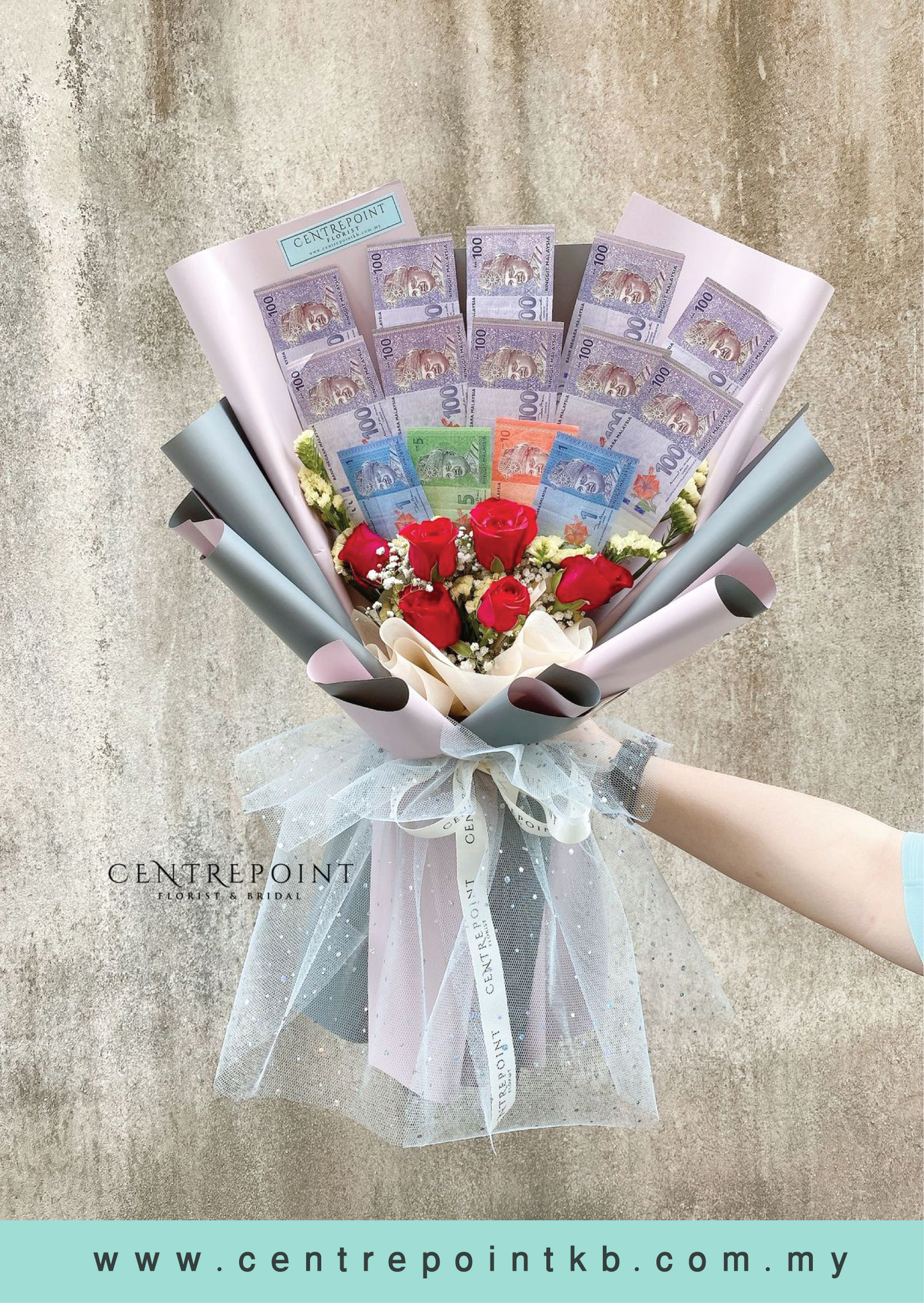 Cash Note Bouquet 027 (RM 140.00)