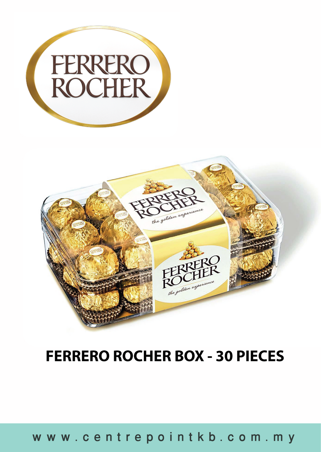 Ferrero Rocher in Box - 30 pieces (RM 65.00)