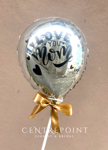 Customade Silver Foil Balloon (RM 10.00)