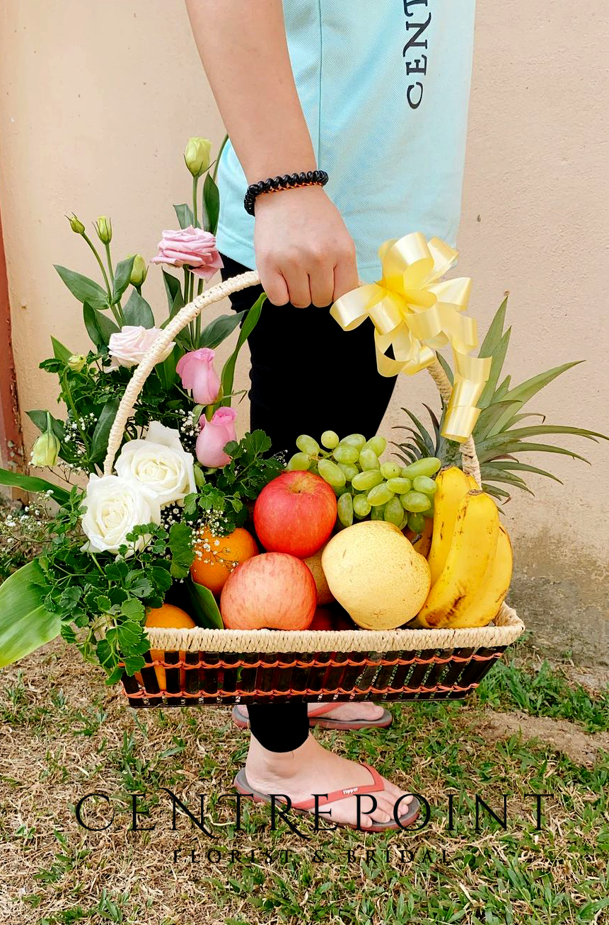 Fresh-Fruity with flower Basket 001 (RM 200.00)