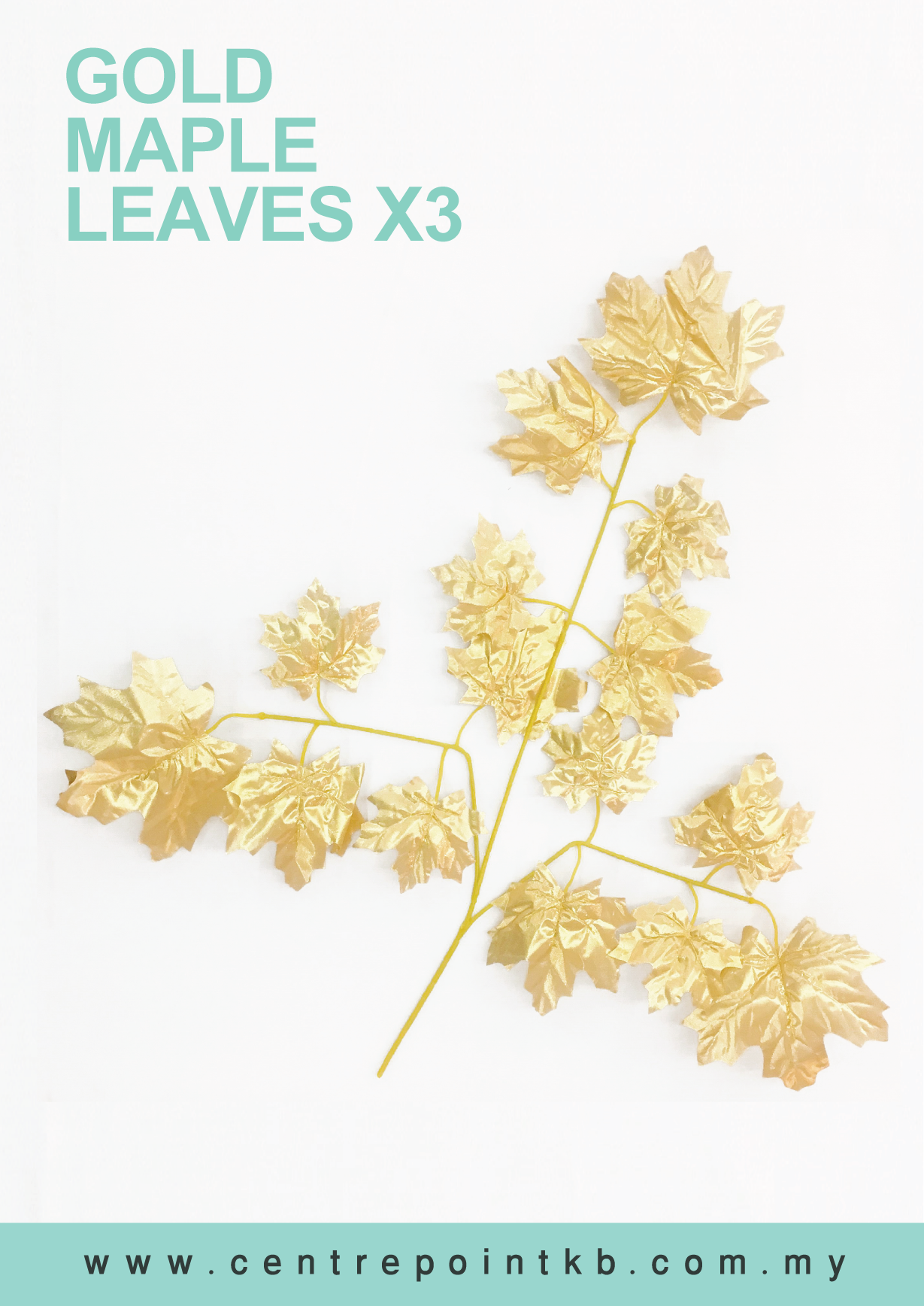 Gold Maple Leaves X3 (Pieces/Dozen)