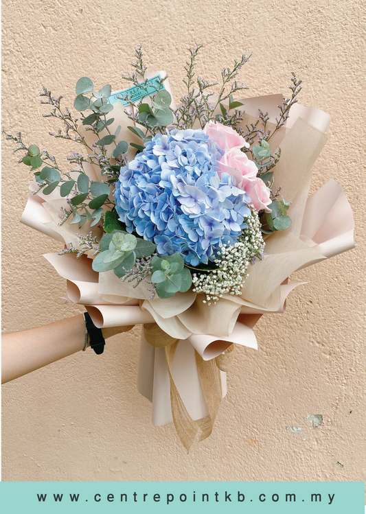 Hydrangea with Roses (RM 170.00)