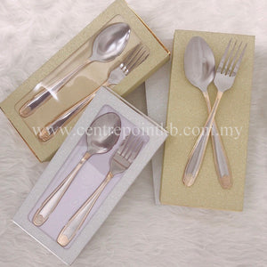 Fork And Spoon Deluxe Set (10Set/Pkt)