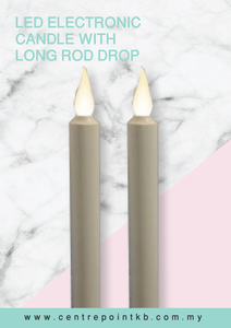 LED Electronic Candle With Long Rod DRop