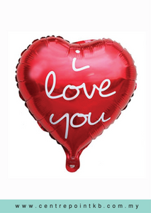 I LOVE YOU 18'' Foil Balloon 02 (RM 5.00)
