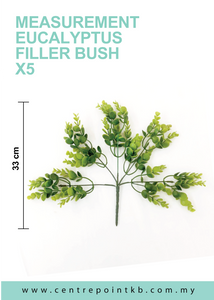 Eucalyptus Filler Bush X5 (Pieces/Dozen)