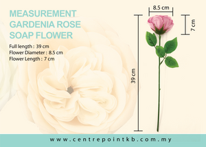 Gardenia Rose Soap Flower (9pcs/Box)