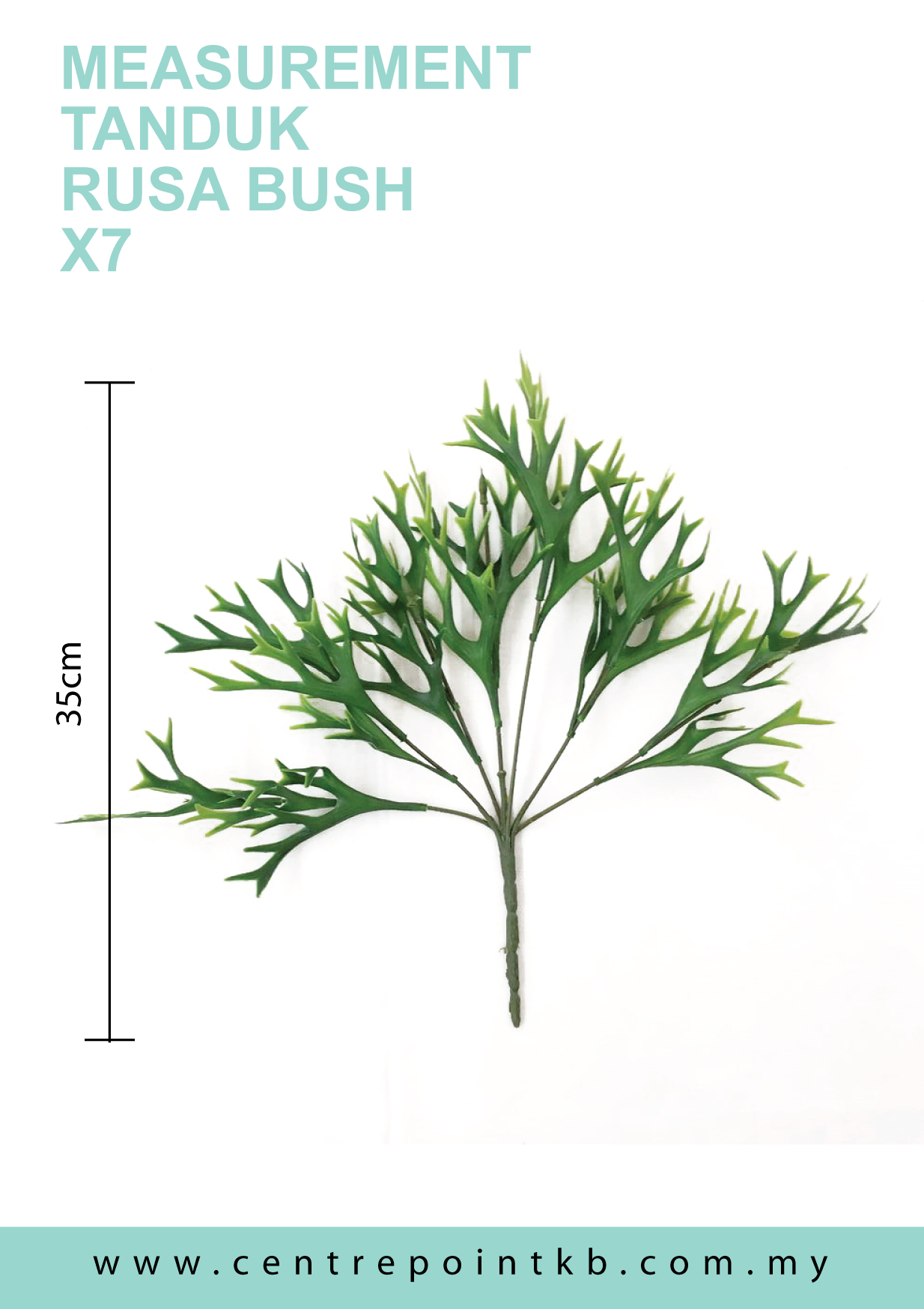 Tanduk Rusa Bush X5 (Pieces/Dozen)