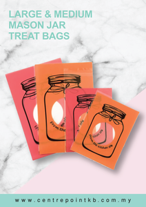 Large / Medium Mason Jar Treat Bags
