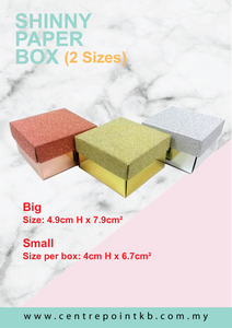 Shinny Paper Box (25 pcs/pkt) (2 Sizes)