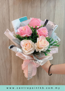 Sweet Pink Roses AF - ARTIFICAL FLOWERS (RM 40.00)
