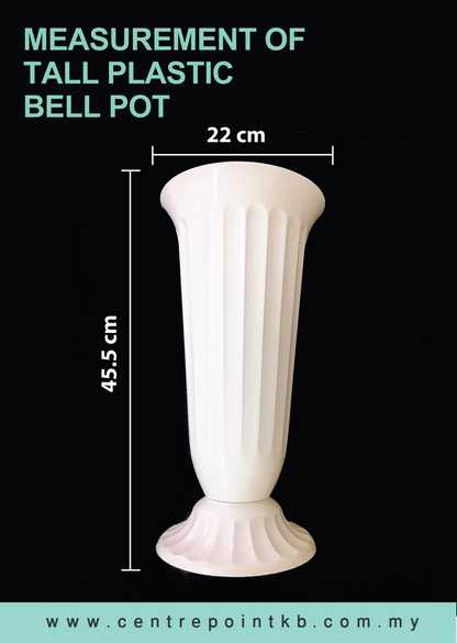 Tall Plastic Bell Pot (Pieces)