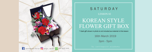 Korean Style Flower Gift Box (PM for Price)