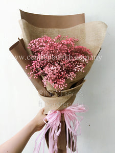 Pink Baby Breath Bouquet (RM100.00)