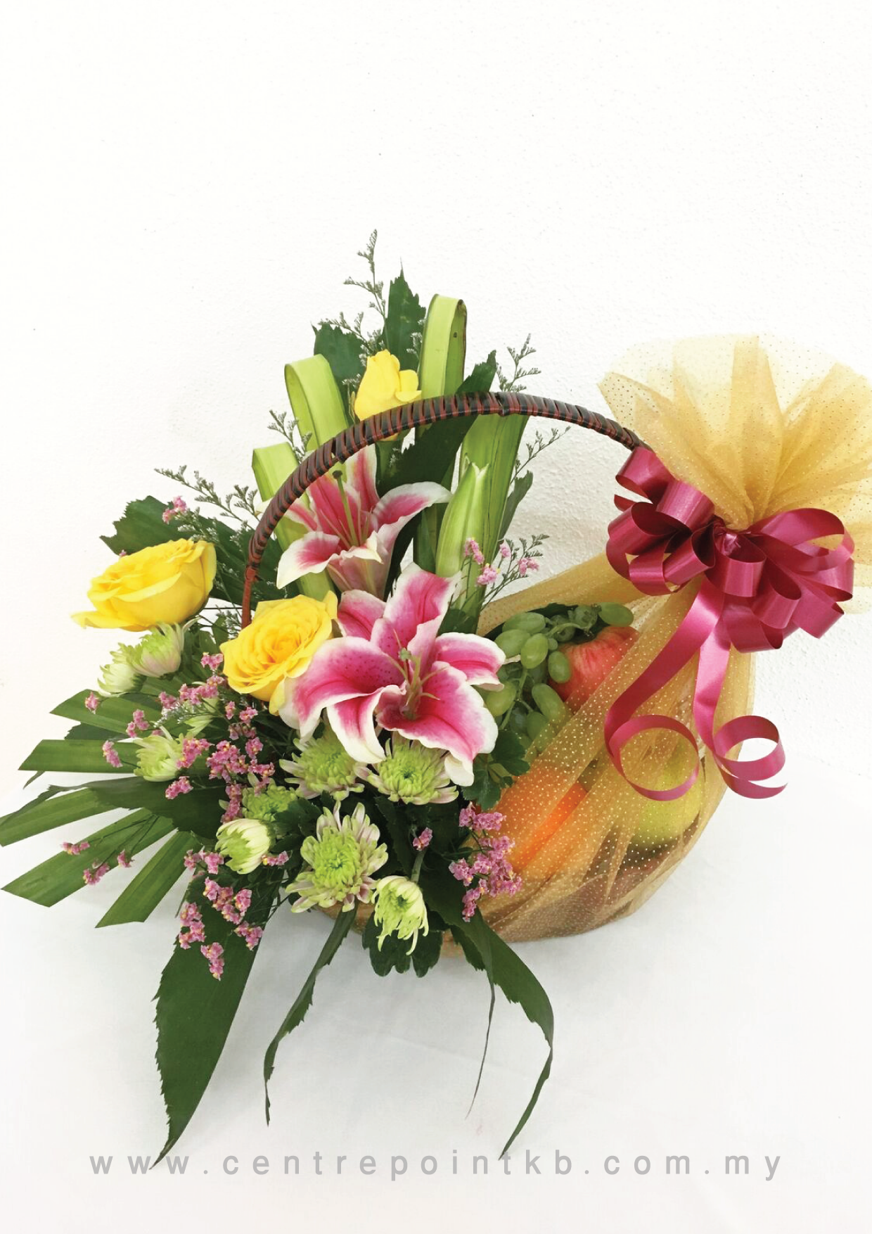 Fruit & Flower Basket 07 (RM 100.00)